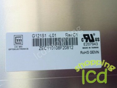 Original AUO G121S1-L01 12.1-inch Industrial LCD SCREEN PANEL  90 days warranty