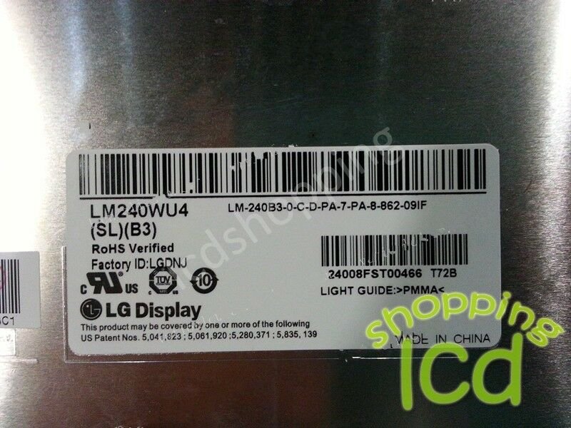 new LM240WU4-SLB3 LG24 inch LCD screen 90 days warranty DHL/FEDEX Ship