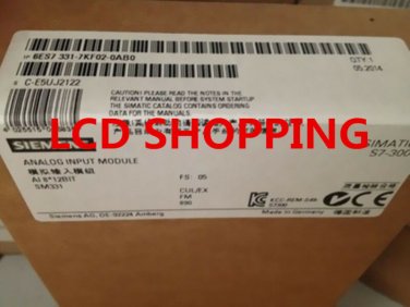 6ES7331-7KF02-0AB0  New SIEMENS ANALOG INPUT Module with 60 days warranty