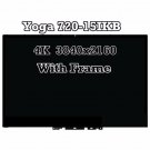 4K Lenovo Yoga 720-15IKB UHD 3840x2160 LCD Screen Touch Digitizer Bezel Assembly