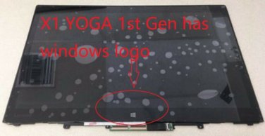14" WQHD LCD LED Screen Touch Assembly For Lenovo Thinkpad X1 Yoga FRU: 00UR191