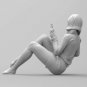 1/35 Resin Figure Model Kit Sexy Girl Woman Female Sanaa Unassembled Unpainted