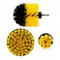 Car Wash Brush Hard Bristle Drill Auto Detailing Cleaning Tools 3pcs/set