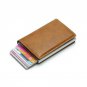 Vintage Leather Card Holder Men Business Wallet RFID Blocking Card Storage