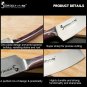 Kitchen Knives Set Chopping Chef Utility Knife Stainless Steel Blade Super Sharp