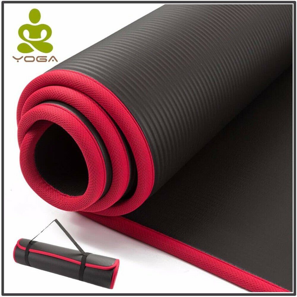 Extra Thick Yoga Mat 183x61cm High Quality Exercise Pads For Fitness Pilates Gym