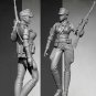 1/35 Resin Figure Model Kit German Sexy Female Sniper Beautiful Soldier WWII