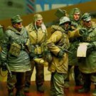 1/35 Resin Figure Model Kit Unassambled German Team 9 Soldiers World War II