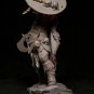 1:24 75mm Scale Unassembled Resin Figures Resin Model Kits Barbarian Warrior