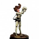 1:24 75mm Resin Figure Model Kit Vixen Star White Sister Storm Soldier With Base