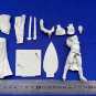 1:18 90mm Resin Figure Model Kit Knights Templars Warrior With Sword Unpainted