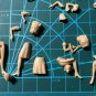 1/35 Resin Figure Model Kit WWII German Beautiful Women Citizen With Machine Gun