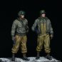 1/35 Resin Figure Model Kit WWII American Tank Crew Soldiers Unpainted (No Base)