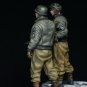 1/35 Resin Figure Model Kit WWII American Tank Crew Soldiers Unpainted (No Base)