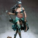 1/24 75mm Resin Figure Model Kit Unassambled Moonlight Female Archer Warrior