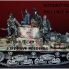 1/35 Resin Figure Model Kit WWII Italian Tank Crew 4 Figures/set (No Tank) DIY