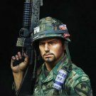1/10 Resin Figure Model Kit Unassembled Unpainted WWII US Machine Gunner BUST