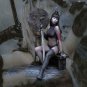 1/24 Resin Figure Model Kit Woman Warrior Sit With Base Unassambled Unpainted