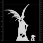 195mm Resin Figure Model Kit Rebel Demon Monster Warrior Unassambled Unpainted