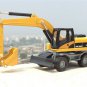 1/50 Scale Miniature Wheel Excavator Engineering Vehicle Exquisite Alloy Model