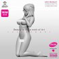 50mm Resin Figure Model Kit Beautiful Sexy Girl Female Unassambled Unpainted