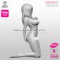 50mm Resin Figure Model Kit Beautiful Sexy Girl Female Unassambled Unpainted