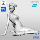 50mm Resin Figure Model Kit Sexy Girl Beautiful Ballerina Unpainted Unassambled