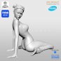 50mm Resin Figure Model Kit Sexy Girl Beautiful Ballerina Unpainted Unassambled