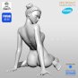 50mm Resin Figure Model Kit Sexy Girl Beautiful Ballerina Unpainted Unassambled