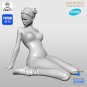 50mm Resin Figure Model Kit Sexy Girl Beautiful Ballerina Unpainted Unassambled