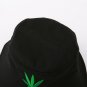 Weed Bucket Hat Summer Cap Cannabis Leaf Stoner Hat Hemp Wear
