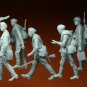 1/35 Resin Figure Model Kit Russian Infantry Go To Battlefield 10 Soldiers WWII