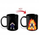 Dragon Ball Z Mug VEGATA Power Up Hot Changing Color Cups Heat Reactive Cup