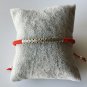 925 Sterling Thai Silver Lucky Red Rope Friendship Bracelet Handmade Bangle