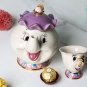 Beauty And The Beast Teapot Mug Mrs Potts Chip Ceramic Tea Pot Cup One Set