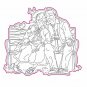 Happy Old Couple Transparent Clear Stamps Metal Cutting Dies DIY Scrapbooking