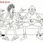 Happy Old Couple Transparent Clear Stamps Metal Cutting Dies DIY Scrapbooking