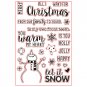 Snowman Clear Stamp Winter Snow Stamps Scrapbooking Photo Album Card Making DIY