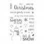 Snowman Clear Stamp Winter Snow Stamps Scrapbooking Photo Album Card Making DIY