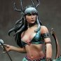 1/24 75mm Resin Figure Model Kit Unassamble Unpaint Moonlight Female Archer Elf