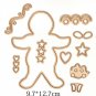 Gingerbread Metal Cutting Dies Christmas Cookie Cut Die Stencil Scrapbooking