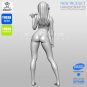 1:24 75mm Resin Figure Model Kit Sexy Beautiful GIRL Singer Unassambled Unpaint