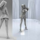1/24 Scale 75mm Resin Figures Model Kit Sexy Pin Up Girl Unassambled Unpainted