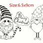 Elf Christmas Stamps Transparent Clear Rubber Stamp Winter Album Scrapbooking