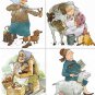 Funny Old Women Transparent Silicone Rubber Clear Stamps DIY Diary Scrapbooking