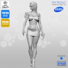 1:24 75mm Resin Figure Model Kit Sexy Assasin Mechanical Female Killer Unpainted