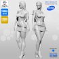 1:24 75mm Resin Figure Model Kit Sexy Assasin Mechanical Female Killer Unpainted