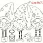 Santa Claus Elf Stamp Metal Cutting Dies For Scrapbooking Cut Die DIY Album Card