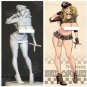 90mm Resin Figure Model Kit US Sexy POLICE Officer Beauty Unpainted Unassembled