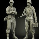1/35 Resin Figure Model Kit German Soldiers Waffen-SS WWII Unassambled Unpainted